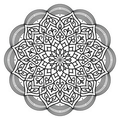 Fototapeta premium Luxury Mandala Design Vector 