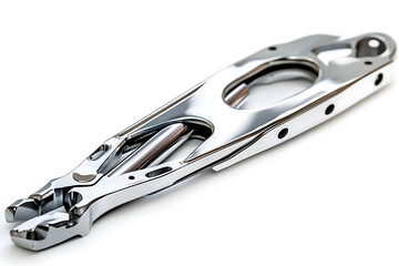 Shiny metal multi tool with pliers and bottle opener