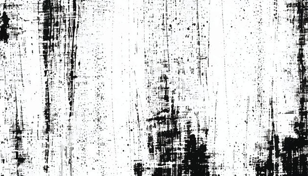 Abstract grunge black and white distressed texture background. Grunge overlay background. Monochrome Texture.