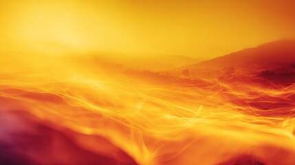 Abstract vibrant orange red colors