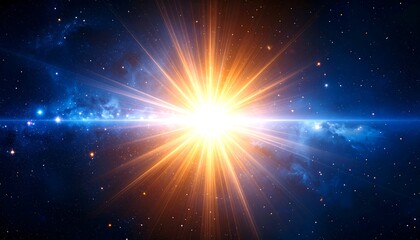 Cosmic explosion in space (1)