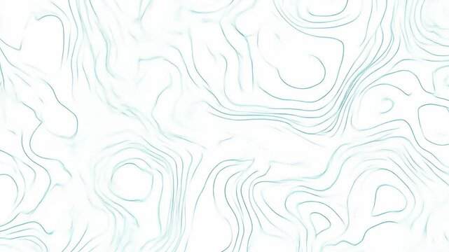 Abstract topo lines.
Description White background with flowing, contour-like teal lines forming topographical shapes