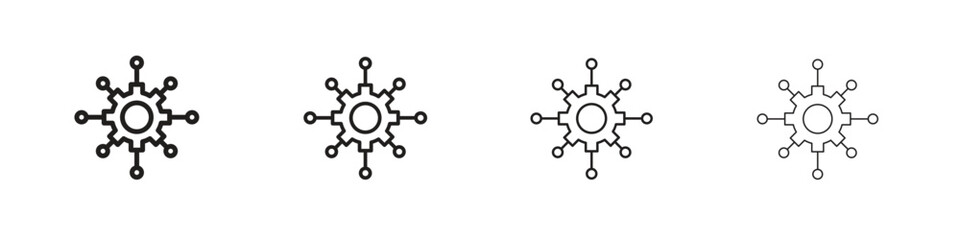 Multichannel marketing icon outline vector pack. Best for web, mobile, ui