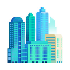 Modern City Skyline Illustration