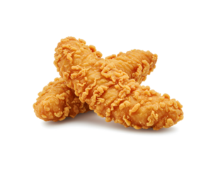 Golden crispy chicken fingers with a crunchy breaded coating, served fresh and hot. Perfect for snacks, parties, kids’ meals, or fast food lovers craving delicious comfort food.

