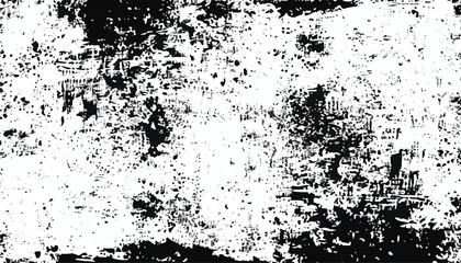 Abstract grunge black and white distressed texture background. Grunge overlay background. Monochrome Texture.