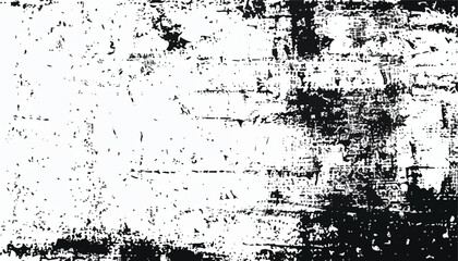 Fototapeta premium Abstract grunge black and white distressed texture background. Grunge overlay background. Monochrome Texture.