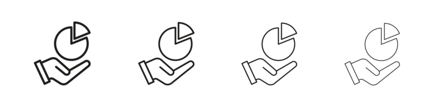 Contribution icon outline vector pack. Best for web, mobile, ui