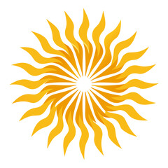 Abstract Sun Shape