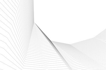 Abstract lines background 3d rendering