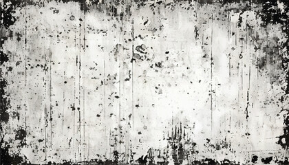 Abstract black and white grunge texture with scratched surface. Grunge distressed texture. Monochrome grunge texture.