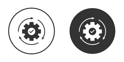 Methodology icon flat. Illustration isolated vector sign symbol