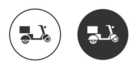 Food delivery icon sign symbol and flat style for app, web and digital design.