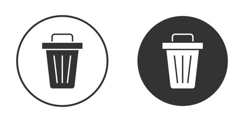 Delete icon flat. Illustration isolated vector sign symbol