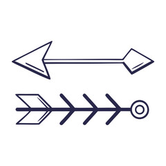 High-Quality Vector Arrows Set. Versatile Vector Arrows Set. 15 Modern and Simple Arrows Set. EPS 10 Vector Illustration.