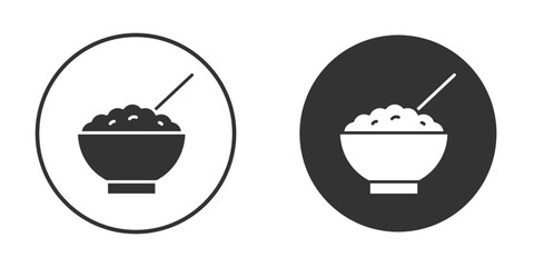 Cereal icon flat. Illustration isolated vector sign symbol