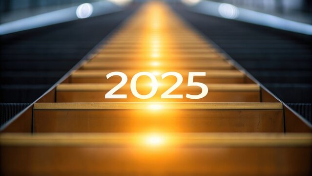 Illuminating the Future 2025 Rail Infrastructure Vision Urban Cityscape Digital Content Modern Environment Perspective Innovation