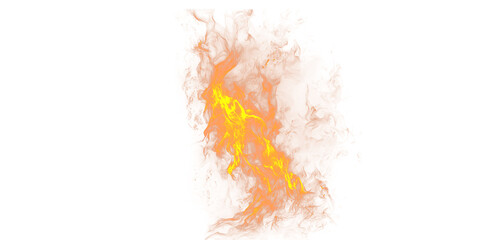 A vibrant display of fire with yellow and orange flames against a stark black background creating contrast