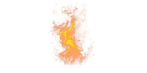 A vivid display of burning flames set against a stark black background, showcasing intense heat and...