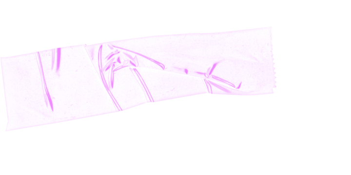 A pink textured surface with slight variations against a stark black background with mosaic effect