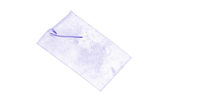 A purple rectangle with visible texture is tilted against a plain black background in a simple composition