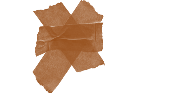 Abstract brown shape composed of irregular polygons against a stark black background space art design