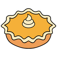 dessert cake with cream