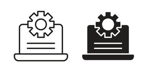 Software Engineering icon sign symbol and flat style for app, web and digital design.