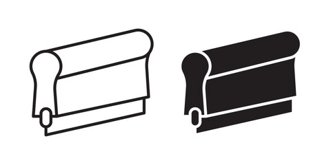 Print screen icon sign symbol and flat style for app, web and digital design.