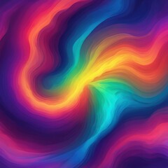 Obraz premium Colorful rainbow swirl pattern abstract design background