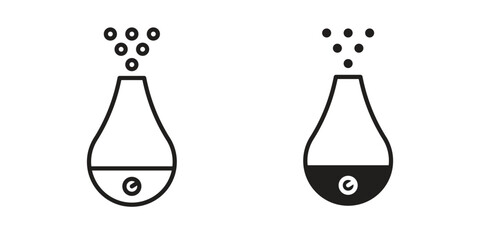 Humidifier icon sign symbol and flat style for app, web and digital design.
