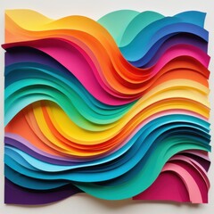 Vibrant Abstract Wave Pattern