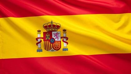 flag of spain waving