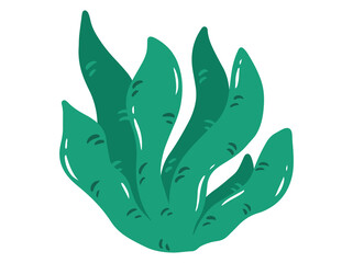 Seaweed Underwater Plant background Illustration