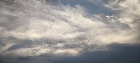 Blue sky and clouds for background