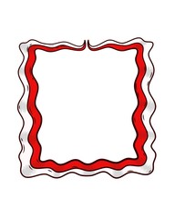 indonesia flag frame, red and white flag border, indonesian frame, merah putih frame