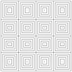 Monochrome hexagonal tile pattern