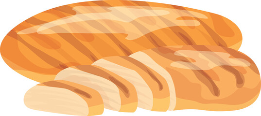vector illustration of grilled chicken thighs