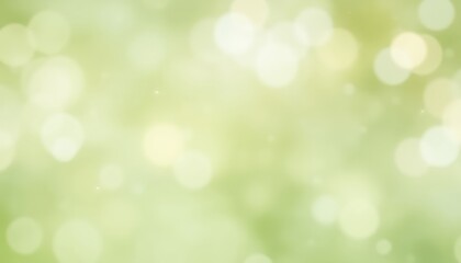 Obraz premium Abstract pastel green bokeh background with sparkling lights and soft glow, perfect for springtime designs and calming visuals