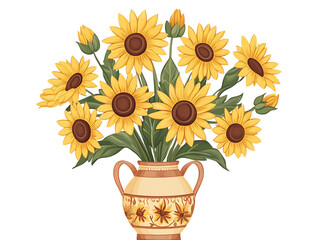  bouquet of sunflowers 