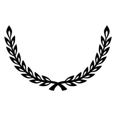 laurel wreath Icon black_5