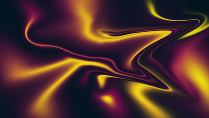 Naklejka premium Swirling Yellow and Purple Gradient Abstract Fluid Motion Background