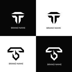 Logo.Minimal Geometric Letter Logo Design 
