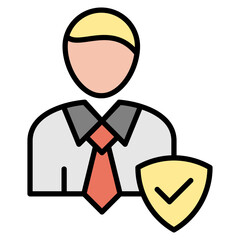 Content Wording lineal color icon