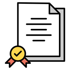 Standards lineal color icon