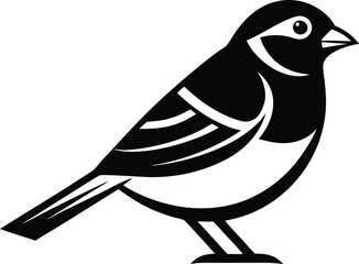 Magpie Bird Silhouette Icon