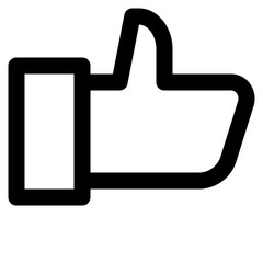 Thumbs Up Like Icon Vector