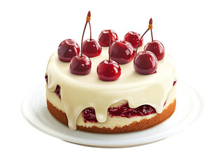  cake with cherry