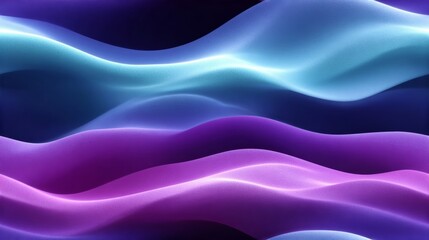 Abstract digital waves in vibrant shades of blue, purple, and pink, creating a fluid motion effect, ideal for backgrounds, wallpapers, and modern design projects showcasing elegance and creativity