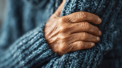 Fototapeta premium A long-term illness is a medical condition lasting over three months, like diabetes or arthritis, requiring ongoing management and care. 